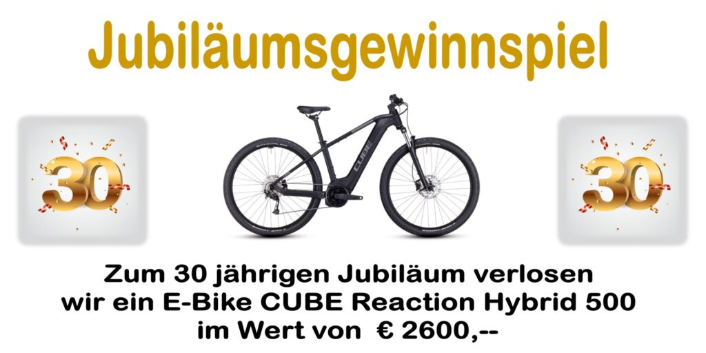Jubiläumsgewinnspiel